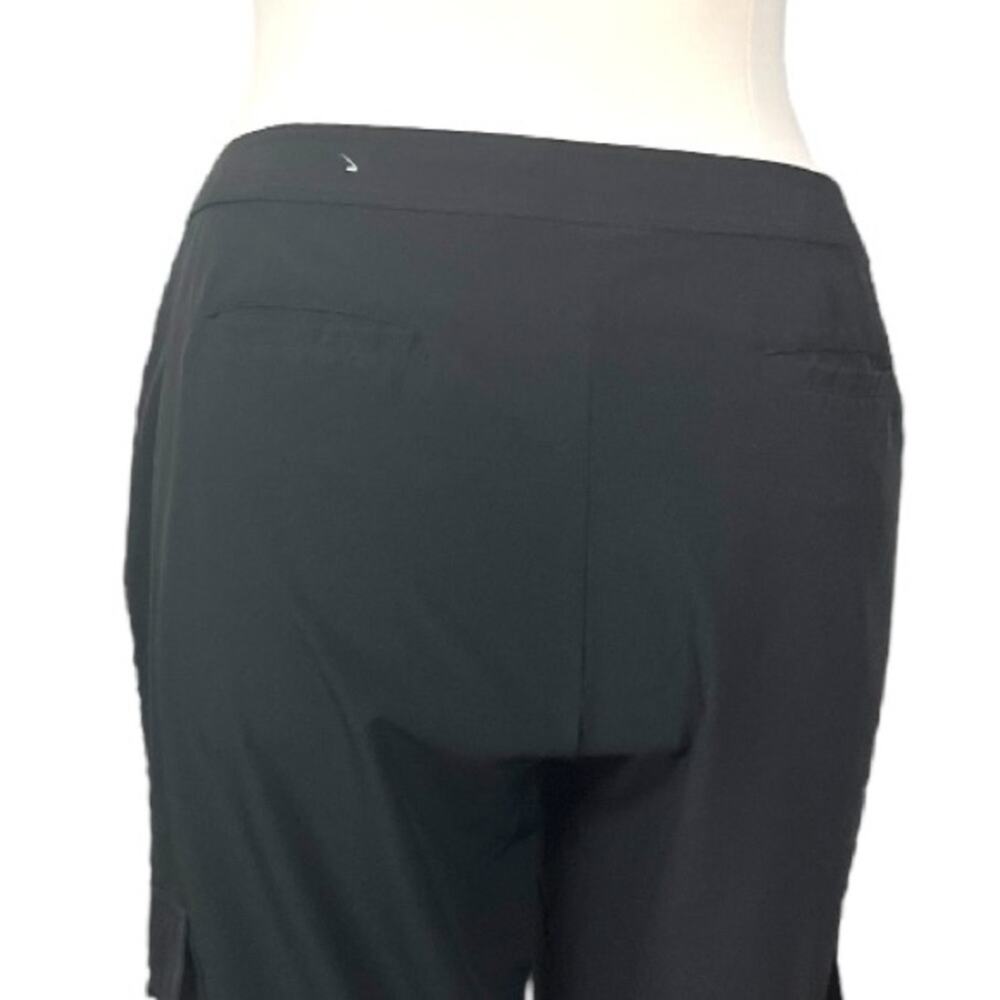 Chico’s Zenergy Black Athletic Cargo Pants Chicos Size 3 Short Women’s Size 16 - Picture 8 of 12